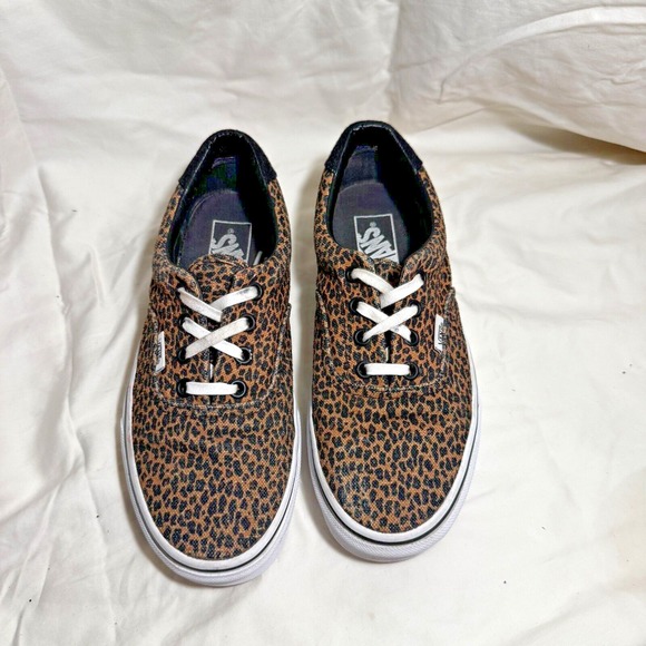 VANS Mini Leopard Era 59 Sneaker‎ Animal Print Women's size 7 Skate shoe Cheetah - Picture 1 of 16